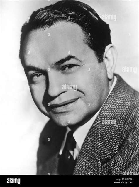 Edward G Robinson Portrait Ca 1940s Stock Photo Alamy