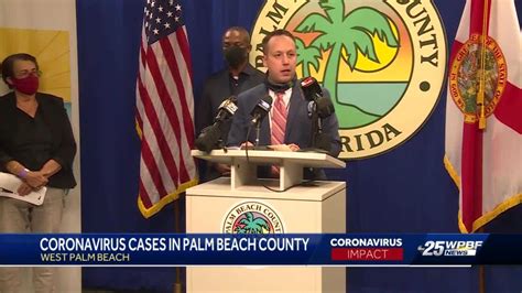 Palm Beach county leaders provide update on COVID-19 - Palm Beach ...