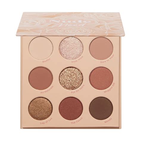 Amazon Colourpop Nude Mood Eyeshadow Palette Brown Copper Palette With Metallic And