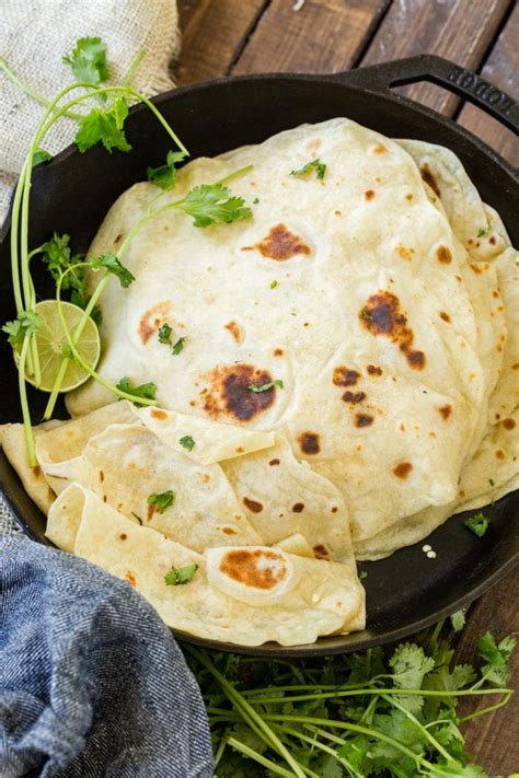 Authentic Homemade Flour Tortillas Oh Sweet Basil