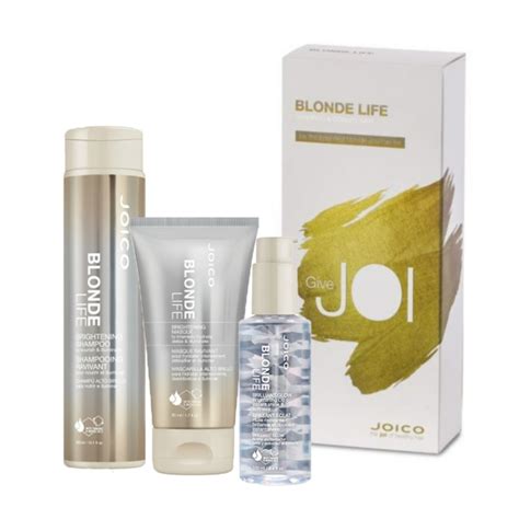 Kit Pentru Ingrijirea Parului Blond Joico Blonde Life Brightening Sampon Ml Masca Ml