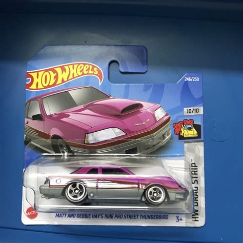 Hot Wheels Matt Debbie Hay S Pro Street Thunderbird Short Card Shopee Malaysia