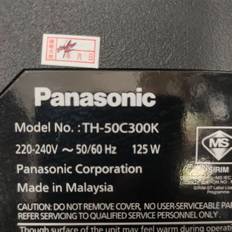 Panasonic LED TV TH 50C300K POWER BOARD MAIN BOARD TCON BOARD LED