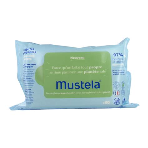 Lingettes Nettoyantes L Avocat Bio Mustela Lingettes