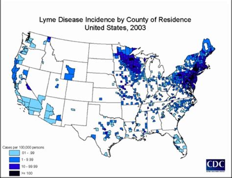 Lyme Disease Map Usa - Pregnant Center Informations