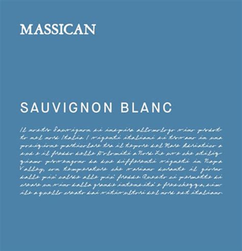 Massican Sauvignon Blanc Napa Valley 2021 Woodland Hills Wine Company