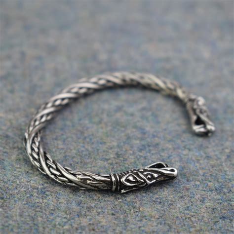 Viking Norse Small Dragon Bracelet Ablet Etsy Uk