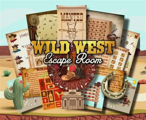 Wild West Printable Escape Room - Worksheets Library