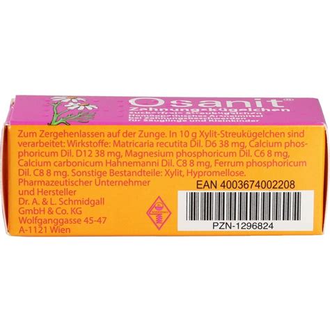 OSANIT, 7,5 g, PZN 1296824 - Email Apotheke Dr. Winkler e.K.