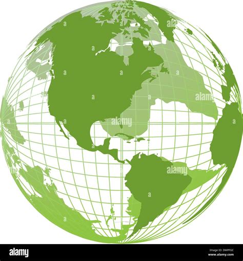 World map, 3D globe Stock Vector Image & Art - Alamy