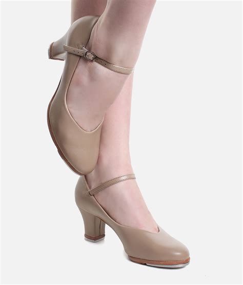 High Heel Tap Shoe Tan Leather Ta57 So Danca Uk And Ireland