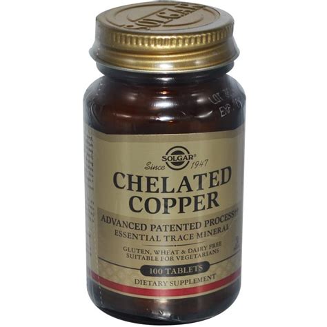Отзывы на Solgar Chelated Copper 100 tab / Солгар хелатная медь 2,5 мг ...