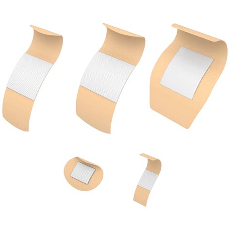 Dynarex Sheer Plastic Adhesive Bandages With Non Stick Pads