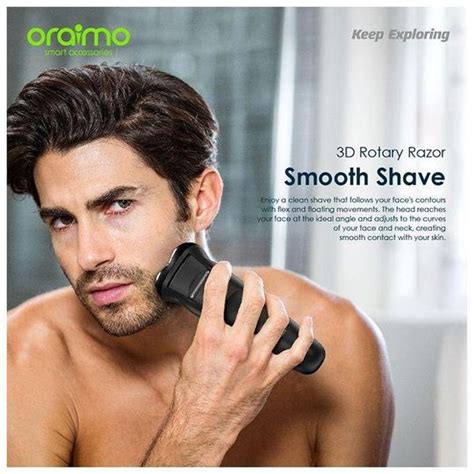 Oraimo Smartshaver Rotary Electric Shaver With Pop Up Trimmer