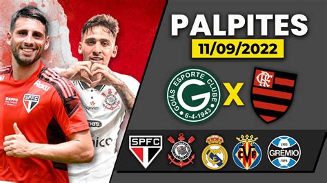 PALPITES DE FUTEBOL e APOSTAS ESPORTIVAS 11 09 São Paulo x Corinthians