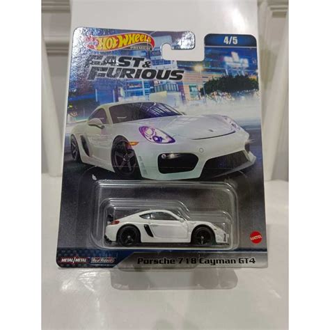 Jual Hot Wheels HKD Fast And Furious Porsche Cayman GT Shopee Indonesia