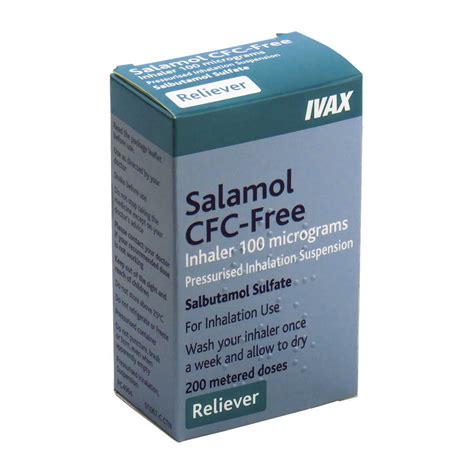 MedivaPharma SALBUTAMOL SALAMOL 1000mg INHALER 200 Dose