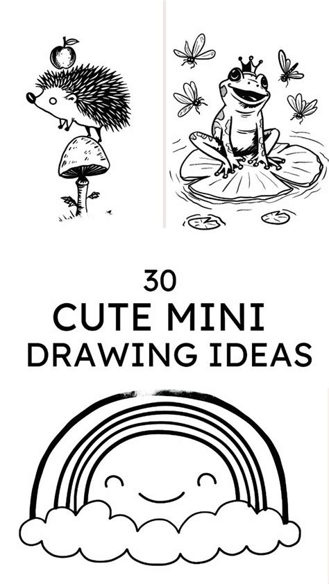 cute mini drawing ideas brighter craft   mini drawings