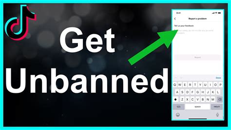 how to get my tiktok account unbanned