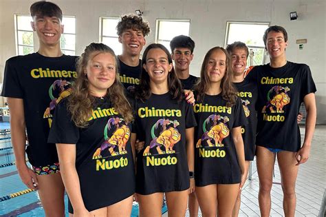 Otto Atleti Della Chimera Nuoto In Vasca Ai Campionati Italiani Giovanili