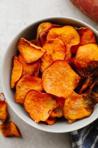 Air Fryer Sweet Potato Chips The Recipe Critic