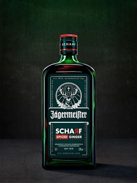 Jägermeister SCHARF Hot Ginger Kräuterlikör 0 7l 33 Vol