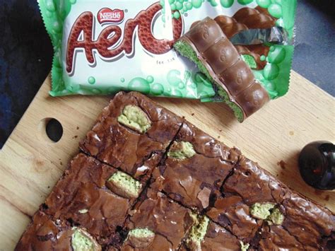 Aero Mint Chocolate Brownies - Maverick Baking