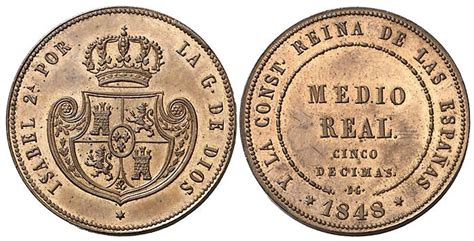 Blog Numismatico Isabel Ii Reina De Las Espa As Decimas De Real