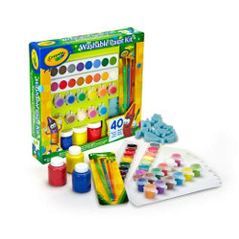 Crayola Washable Paint Kit with 40 Pieces - Walmart.com - Walmart.com