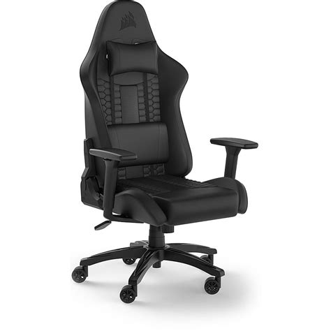 CORSAIR – TC100 Leatherette Gaming Chair – Black – Sansujyuku