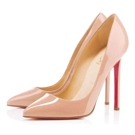 Christian Louboutin Pigalle 120mm Pointed Toe Pumps Nude Louboutin Sale