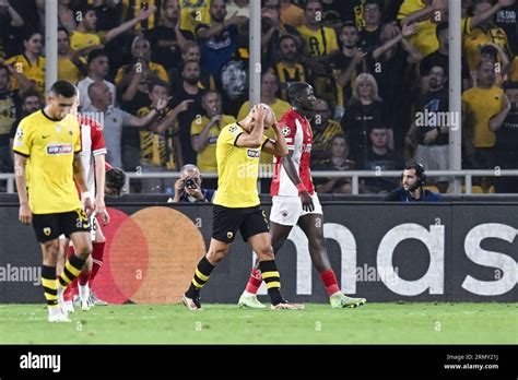 Athens Greece Th Aug Athens Nordin Amrabat Looks Dejected