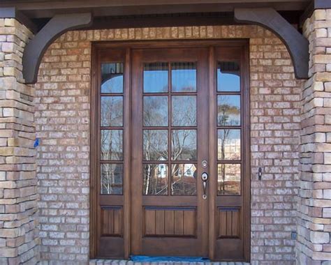 Craftsman Exterior TDL Mahogany Wood Front Entry Door Style DbyD-4035 ...