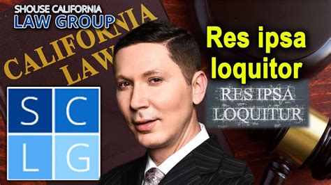 What Is Res Ipsa Loquitor Youtube