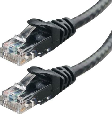 Powertech U UTP Cat 5e Καλώδιο Δικτύου Ethernet 10m Μαύρο CAB N006