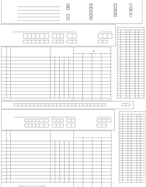 Printable Basketball Score Sheet