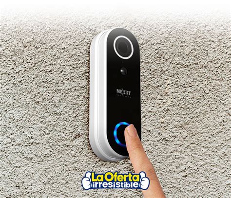 Timbre Inteligente Nexxt Nhc D100 Inalámbrico Con Wifi Batería