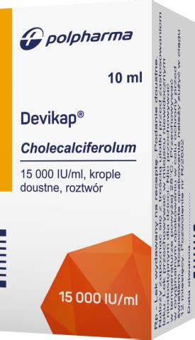 Devikap płyn doustny 15 000 j m 1 ml 10 ml Polpharma