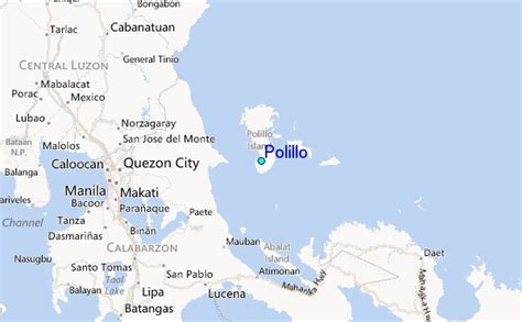 Polillo Tide Station Location Guide