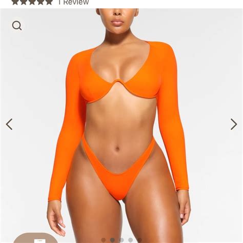 SKIMS Swim Skims Orange 2 Pc Bikini New With Tags Poshmark