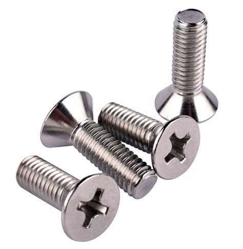 M5 5mm PHILLIPS FLAT HEAD COUNTERSUNK MACHINE SCREWS BOLTS A2