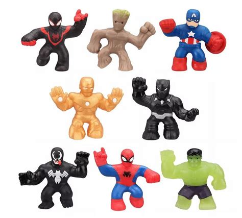 Heroes of Goo Jit Zu Marvel Minis S4 8 Pack, Ultra Rare Hero Toys ...