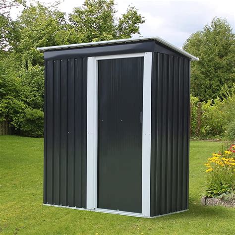 Amazon Arlopu 5 X 3 FT Outdoor Storage Shed Metal Shed With