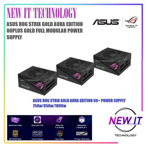 Asus Rog Strix W W W Gold Aura Edition Plus Gold Full