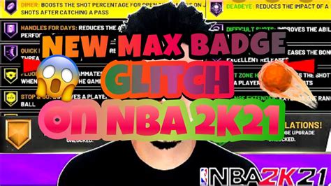 NBA 2K21 BADGE GLITCH MAX ALL BADGES QUICK EASY HOF BADGES IN ONE