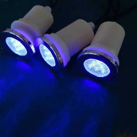 2pcs Recessed Waterproof RGB LED Underwater Hot Tub Lamp Bathtub Light With 1pc Manual Light