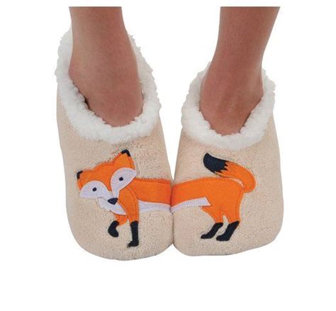 Snoozies Womens Classic Splitz Applique Slipper Socks At Amazon Womens