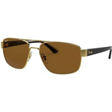 Buy Ray Ban Rb3663 Shiny Goldbrown Polarised Afterpay