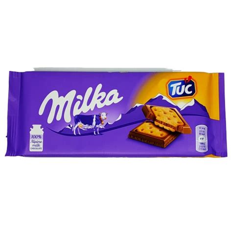 CZEKOLADA MILKA 100G TUC Z CIASTKIEM HERBATNIKIEM 9161007408