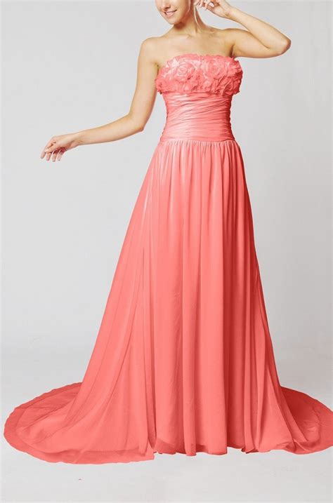 Coral Wedding Dress | DressedUpGirl.com